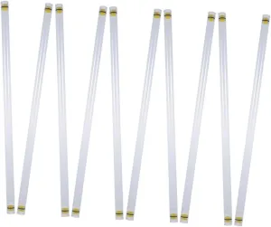 Milisten 10PCS Fishing Float Tubes Transparent Storage for Freshwater Saltwater Essential Durable Bait Floaters for Enhanced Fishing Tackle Organization