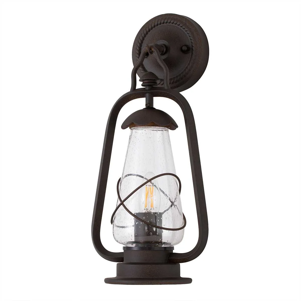 Miners 1 Light Wall Lantern | Old Bronze