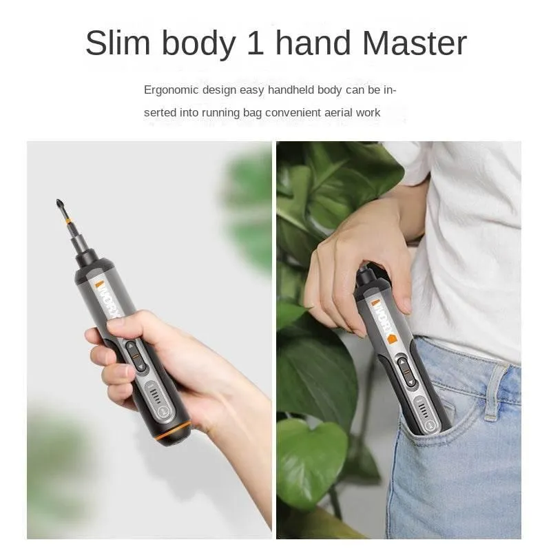 Mini Electric Screwdriver Set - Compact Handyman Tool Kit