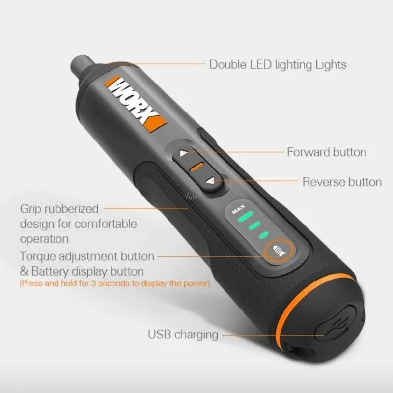Mini Electric Screwdriver Set - Compact Handyman Tool Kit