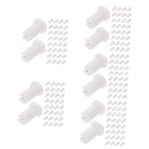 Mipcase 500pcs Eyelash Extension Bottle -block Needles Tips for Precision Dispensing for Eyelash Extension Application and Maintenance and Convenient Tools