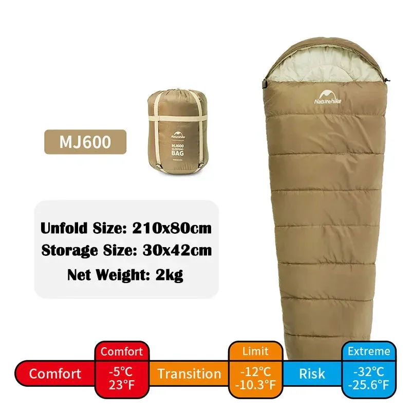 MJ300/MJ600 Ultralight Camping Sleeping Bags