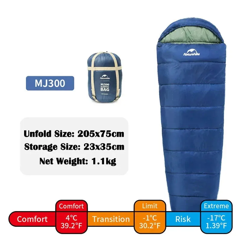 MJ300/MJ600 Ultralight Camping Sleeping Bags