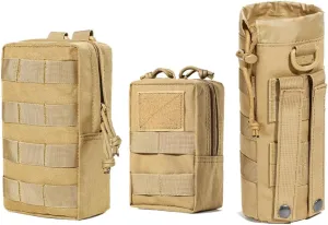 Molle Water Bottle Holder, Water Molle Attachments, Molle Water Bottle Pouch, Tactical Backpack Attachment Pouches