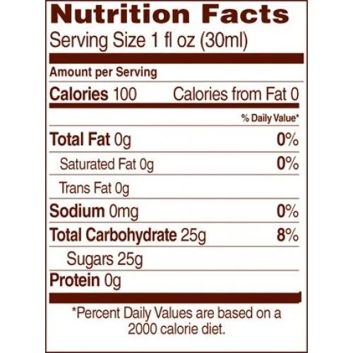 Monin Pure Cane Sweetener Syrup - Bottle (750mL)