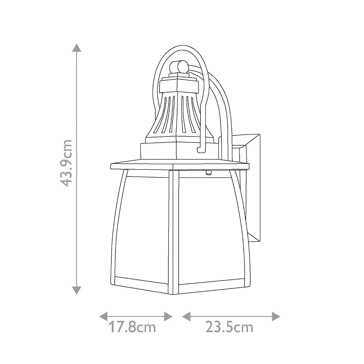 Montauk 2 Light Small Wall Lantern | Sienna
