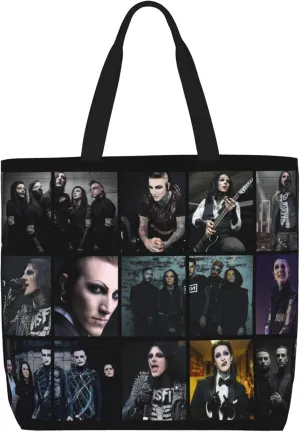 Motionless Rock In White Tote Bag for Women Lightweight Large Tote Bag Shoulder Bag Handbag for Travel Work Gym