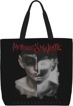 Motionless Rock In White Tote Bag for Women Lightweight Large Tote Bag Shoulder Bag Handbag for Travel Work Gym