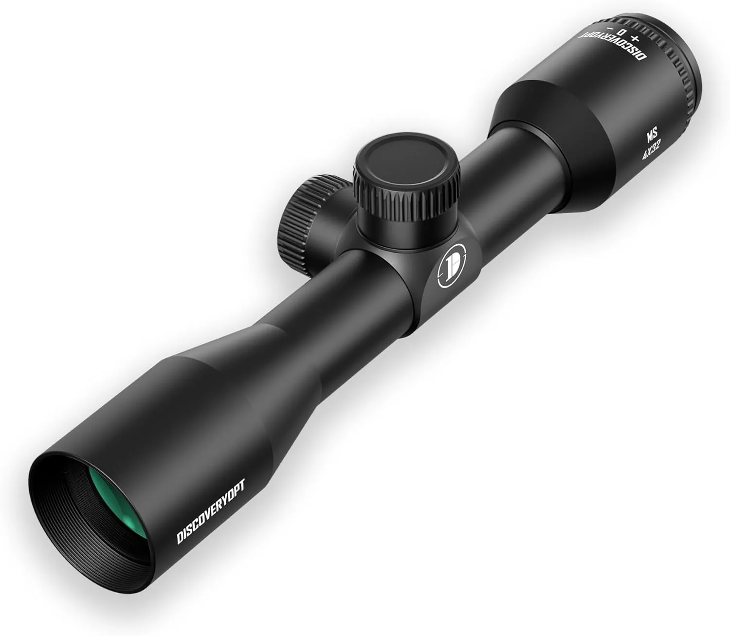 MS 4x32 Compact Rifle Scope, Shockproof MIL-Dot Reticle Scope for Spring Piston Air Rifle, Lightweight Hunting Riflescope