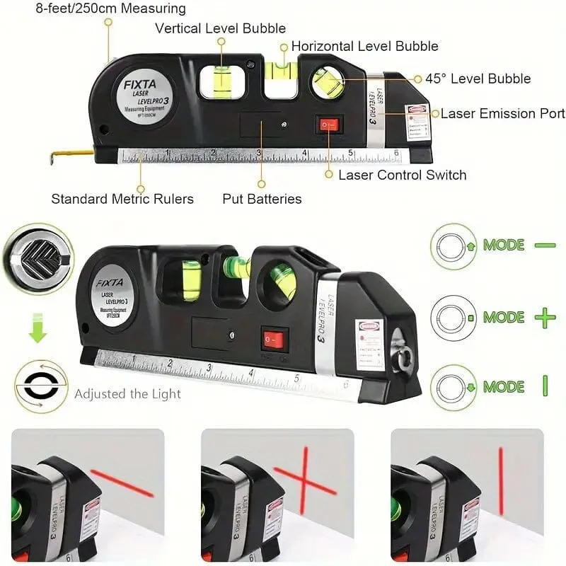 Multi-Purpose Laser Level Marking Tool