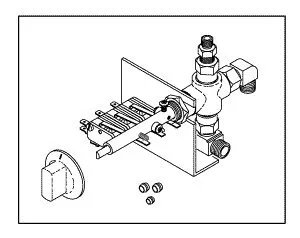 Multi-Purpose Valve for Tuttnauer - Short Shaft Assembly TUV098