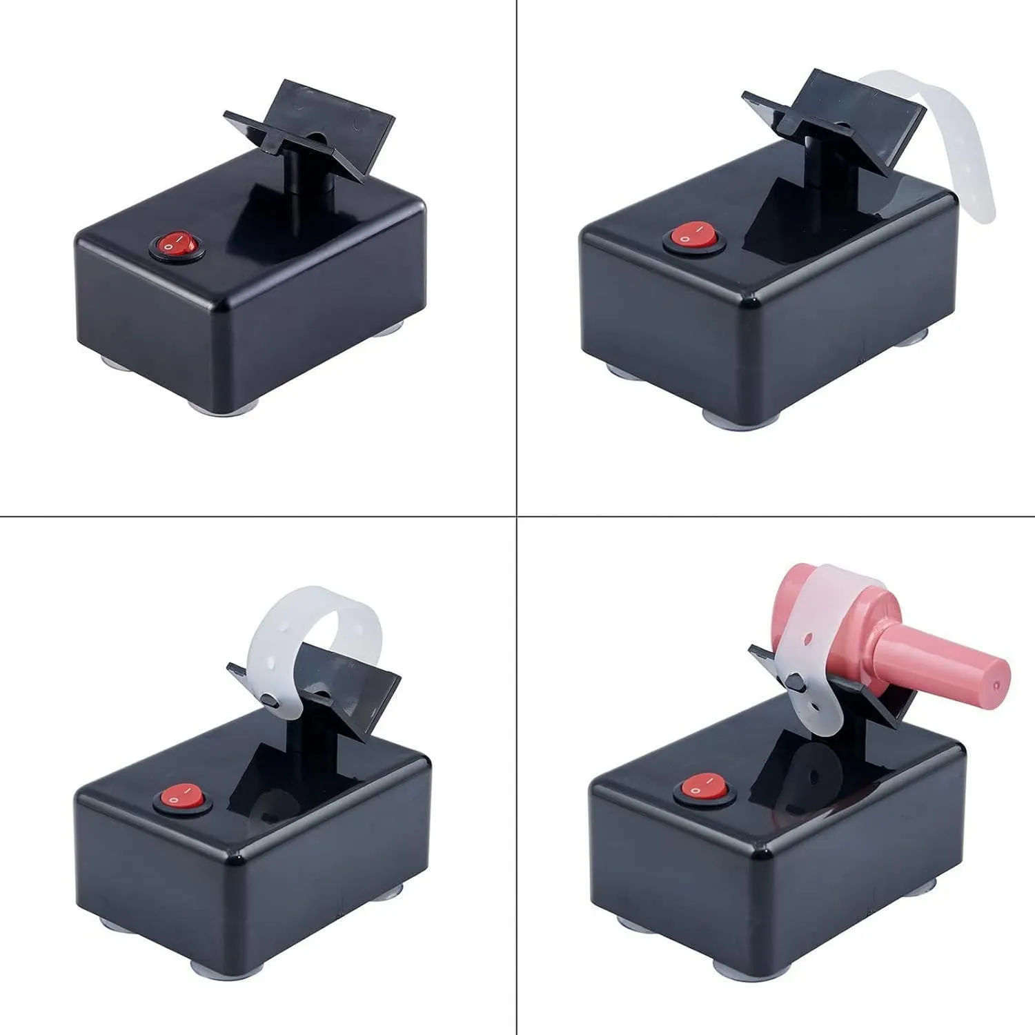 Nail Polish Shaker Machine, Nail Lacquer Shaker Vibrating Screen 3200 Shakes/Min Nail Polish Mixer Nail Gel Polish Mixer Lash Glue Shaker Model Paint Shaker for Nail Art Tattoo Ink (Black, US Plug)