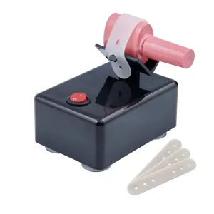Nail Polish Shaker Machine, Nail Lacquer Shaker Vibrating Screen 3200 Shakes/Min Nail Polish Mixer Nail Gel Polish Mixer Lash Glue Shaker Model Paint Shaker for Nail Art Tattoo Ink (Black, US Plug)