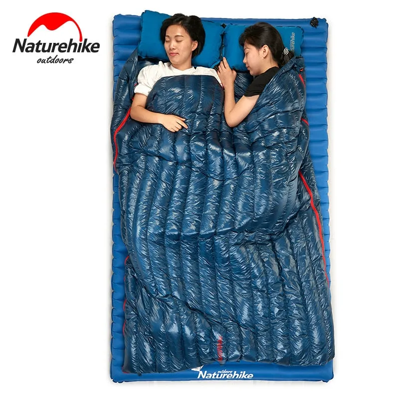 Naturehike 570g Ultralight Waterproof White Goose Down Sleeping Bag  Envelope Type Lazy Bag