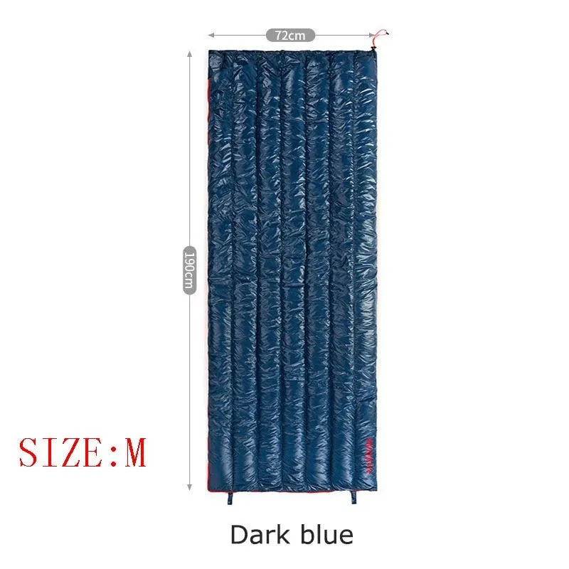 Naturehike 570g Ultralight Waterproof White Goose Down Sleeping Bag  Envelope Type Lazy Bag