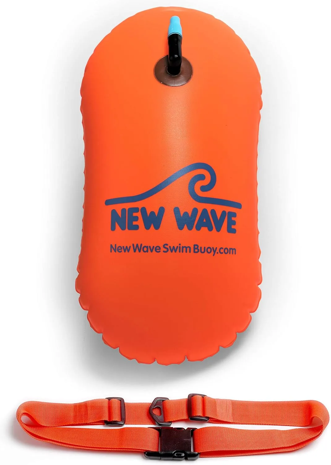 New Wave Swim Bubble for Open Water Swimmers and Triathletes - Be Bright, Be Seen & Be Safer with New Wave While Swimming Outdoors with This Safety Swim Buoy Tow Float