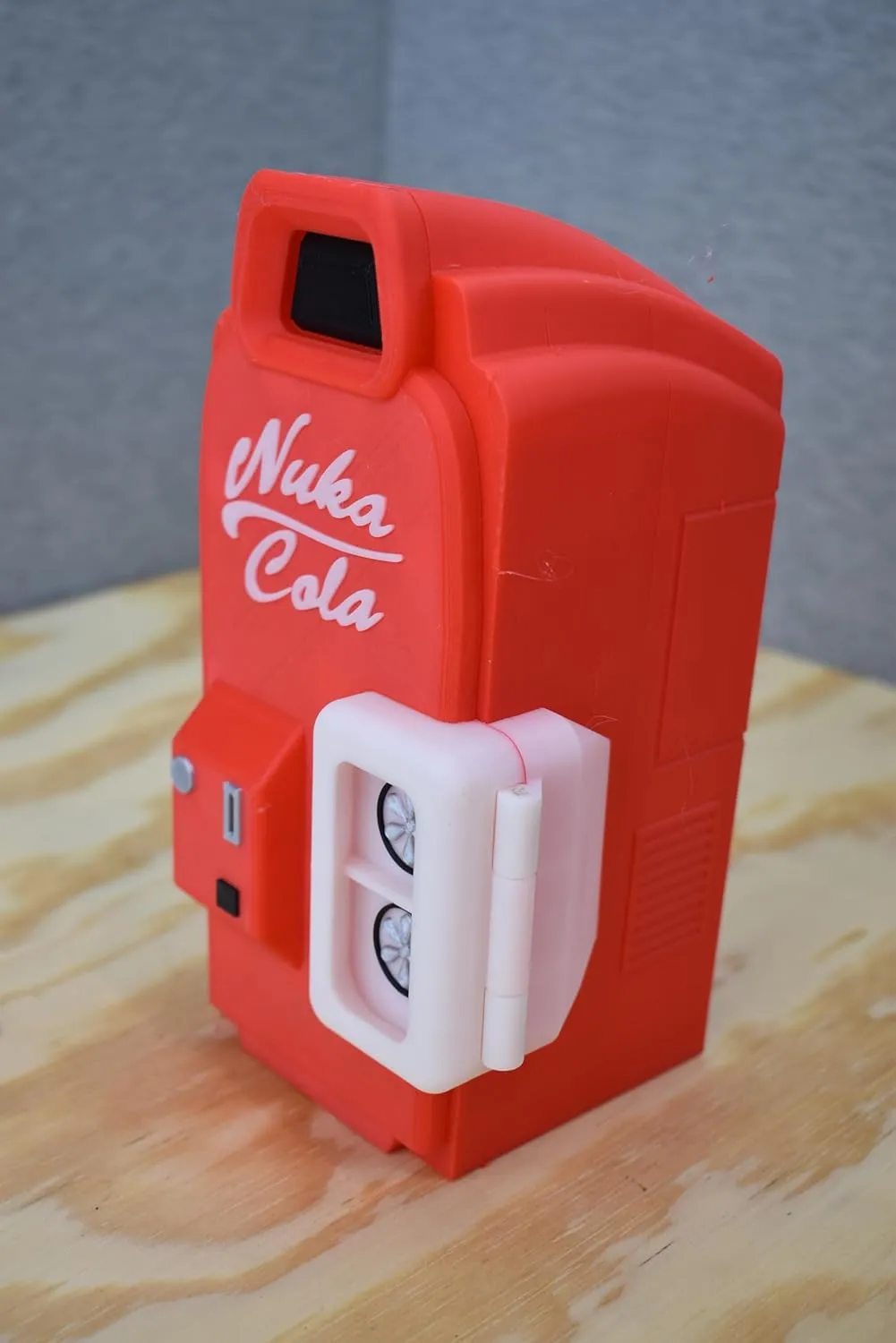 NukaCola Machine Deck Box and Dice Storage - Fallout Themed Deck Box - Nuka Cola Designed Bottle - Vault Tec - Brotherhood of Steel (Black Wax Finish)