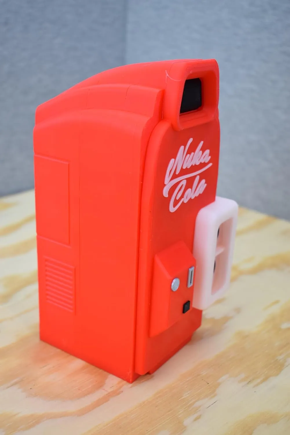 NukaCola Machine Deck Box and Dice Storage - Fallout Themed Deck Box - Nuka Cola Designed Bottle - Vault Tec - Brotherhood of Steel (Black Wax Finish)