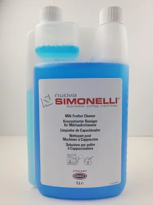 Nuova Simonelli Alkaline Formula Milk Frother Cleaner - 33.6 oz (1 liter) Over 30 Uses
