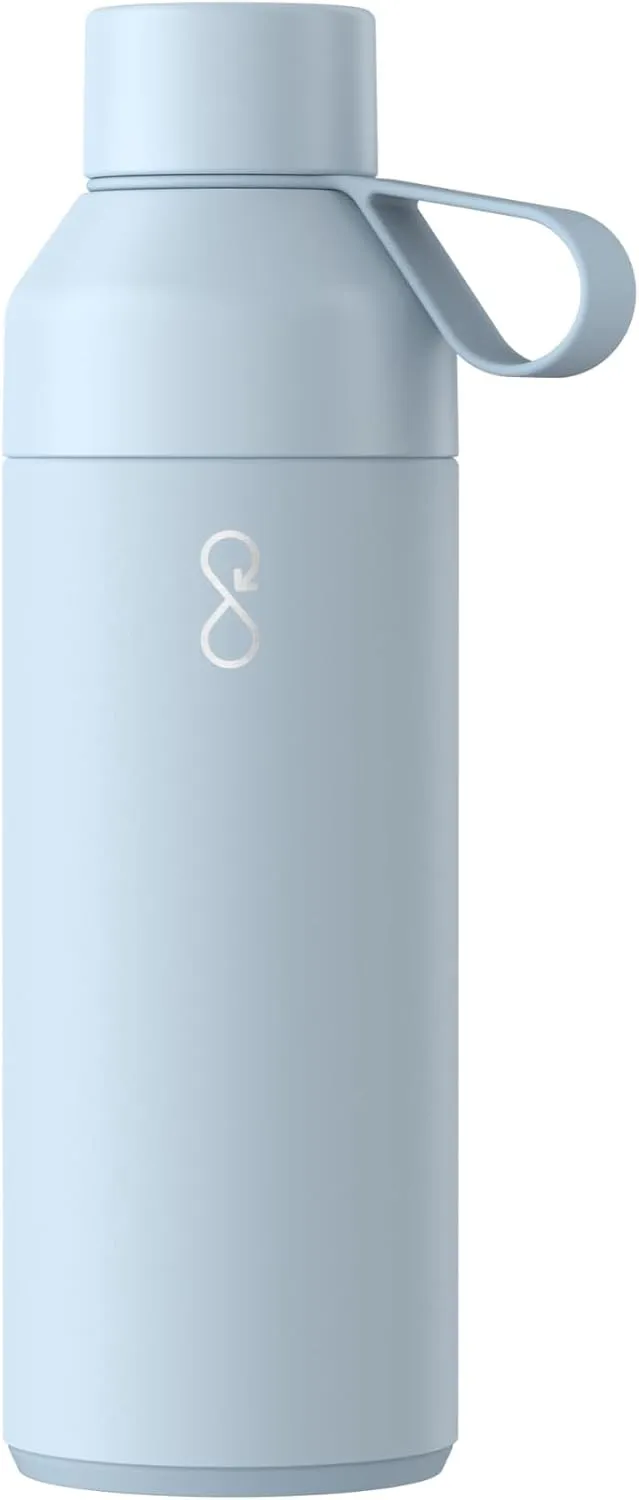Ocean Bottle - Recycled Stainless Steel Bottle - Eco-Friendly & Reusable (Original 17 oz, Ice Blue)