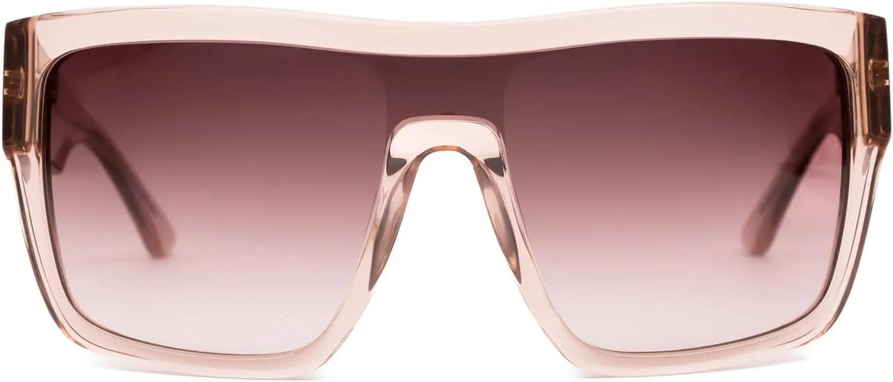 Onyx Womens Retro Shield Sunglasses Designer Classic Cute Fun Trendy Fashion Ladies Festival Sun Glasses UV 100