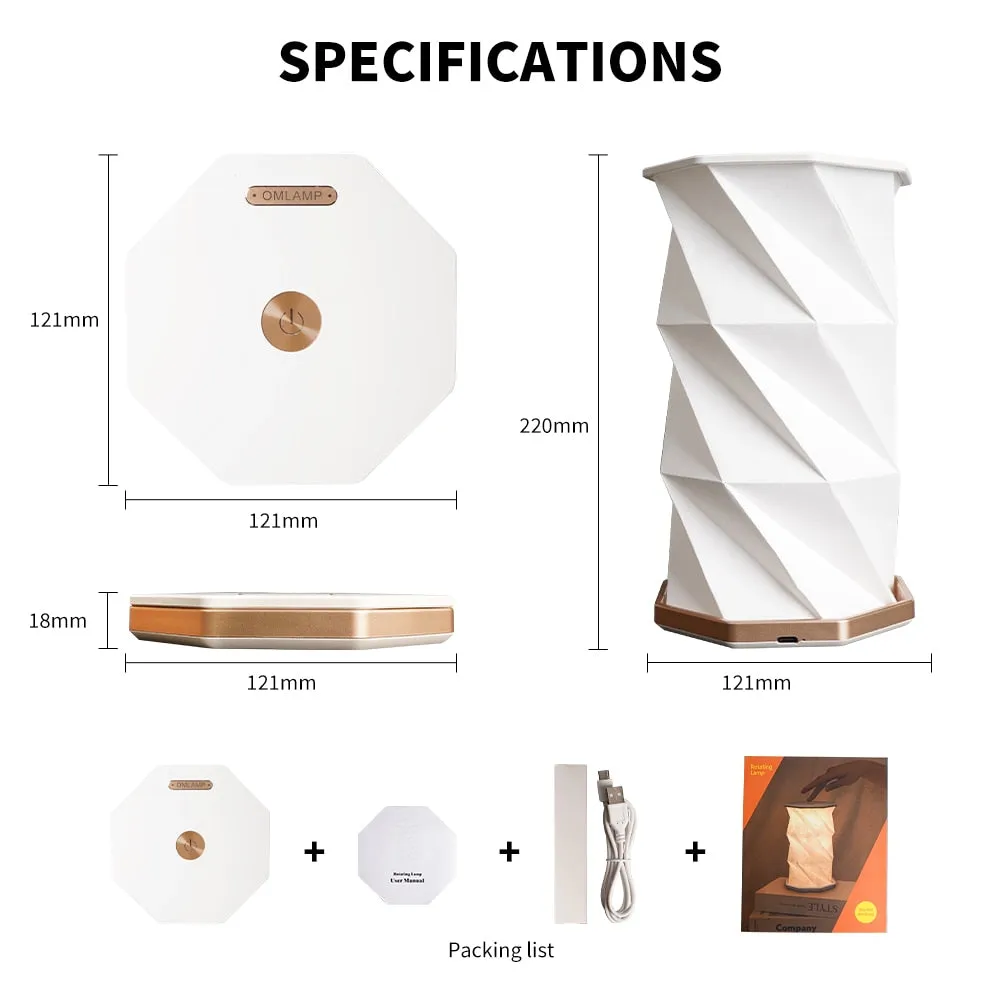OrigaGlow | Dimmable Origami Paper Lantern