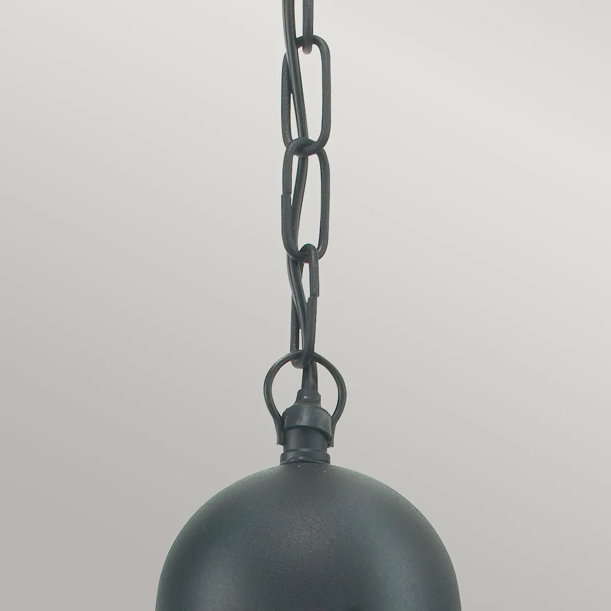 Oslo 1 Light Chain Lantern - Black | Black