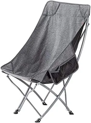 Outdoor Camp Chair Ultralight Beach Fishing Stool Portable Outdoor Camping Chair Garden Hight Back Chairs with Side Pocket s