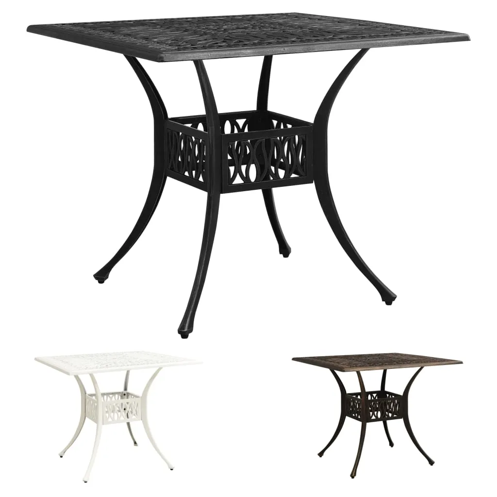 Outdoor Dining Table Patio Table Garden Porch Furniture Cast Aluminum