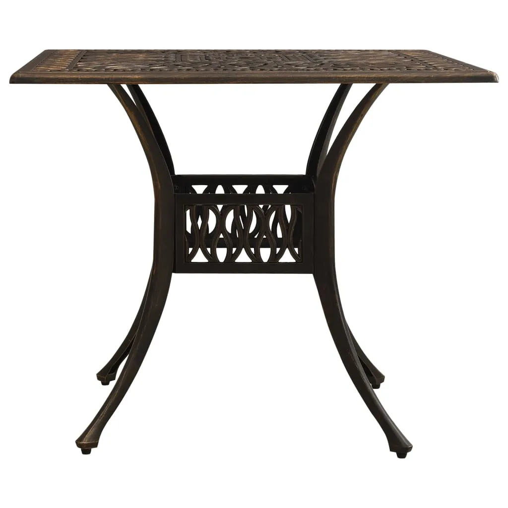 Outdoor Dining Table Patio Table Garden Porch Furniture Cast Aluminum