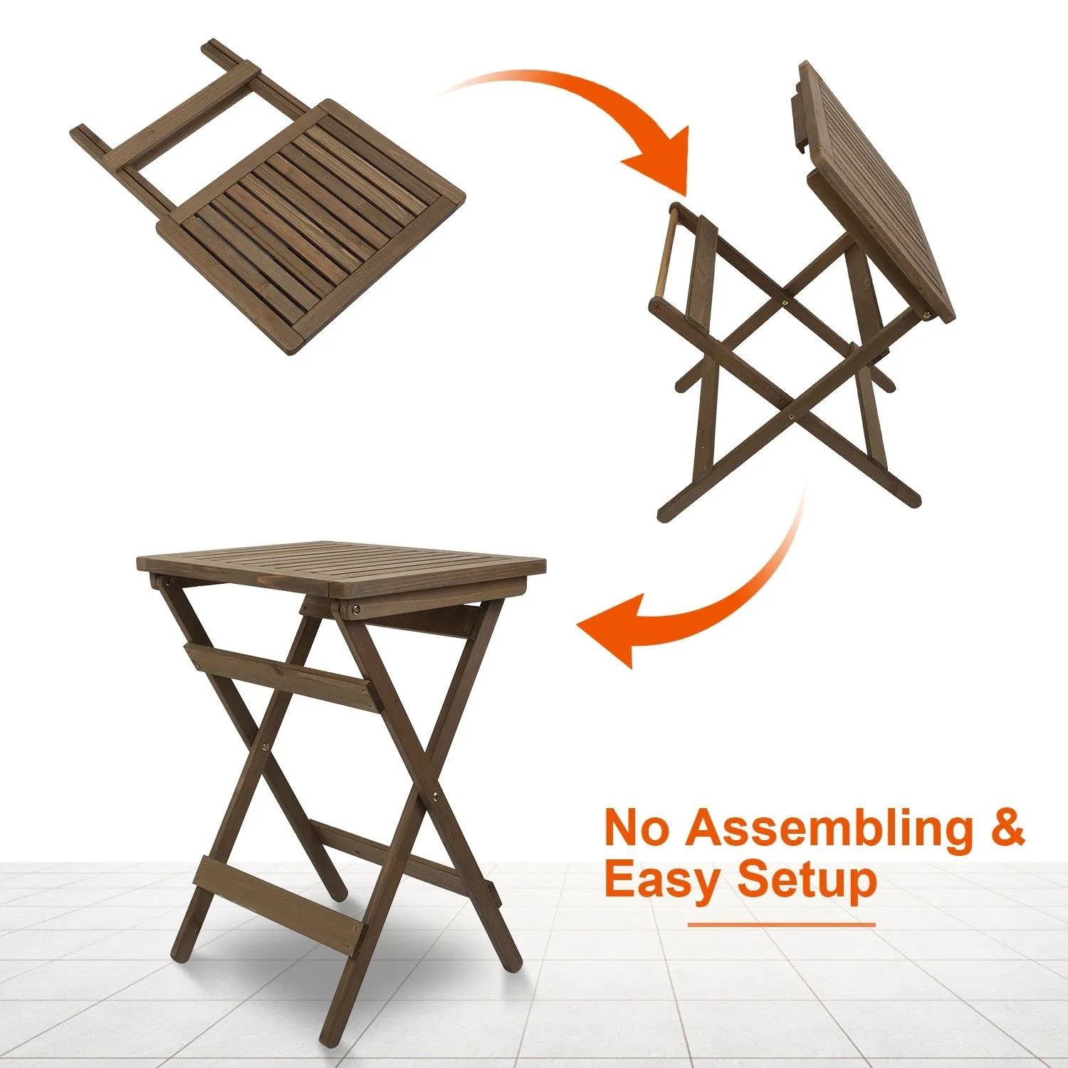 Outdoor Side Table Portable Folding Table