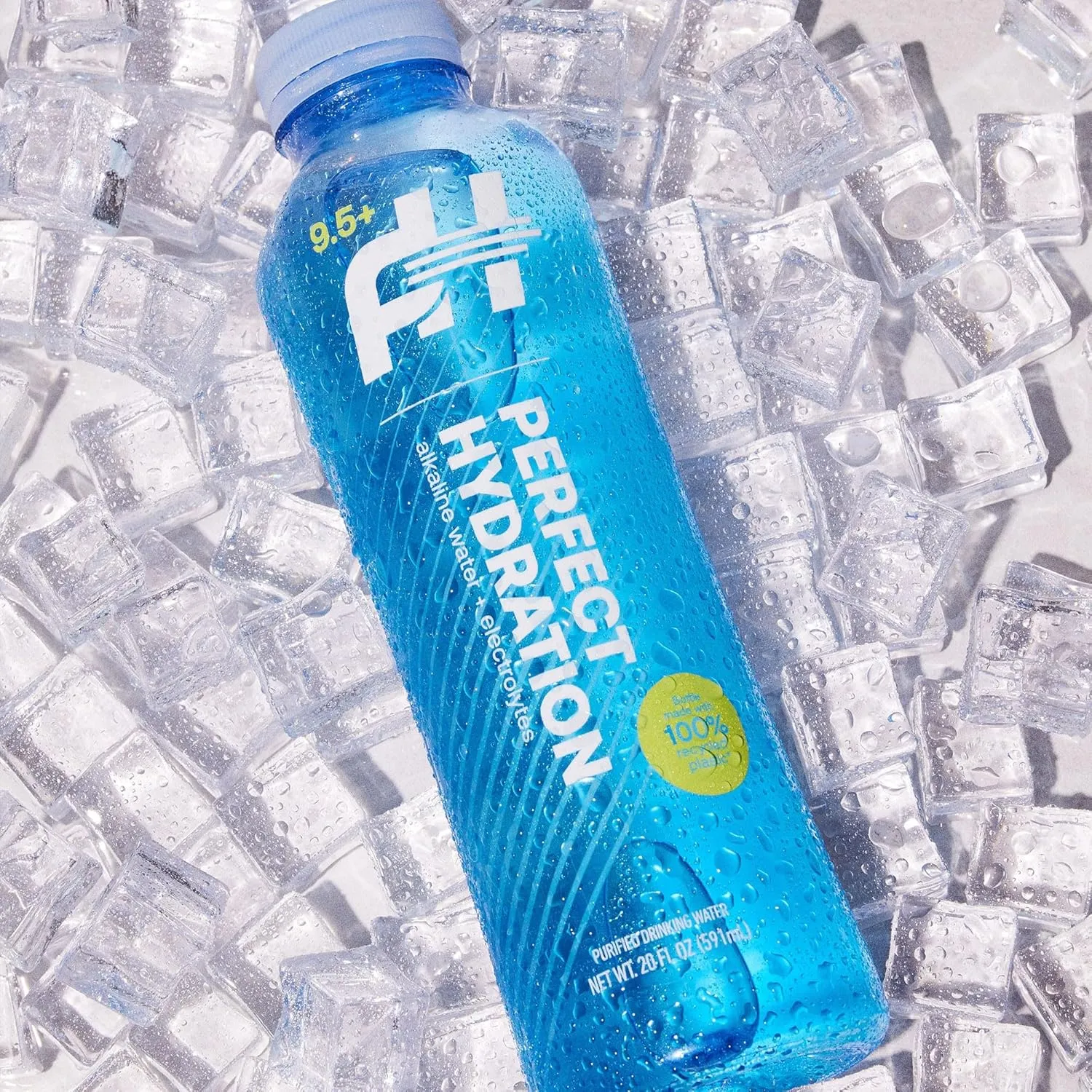 Perfect Hydration 9.5  pH Alkaline Drinking Water, 20-Ounce Bottle, Case of 24