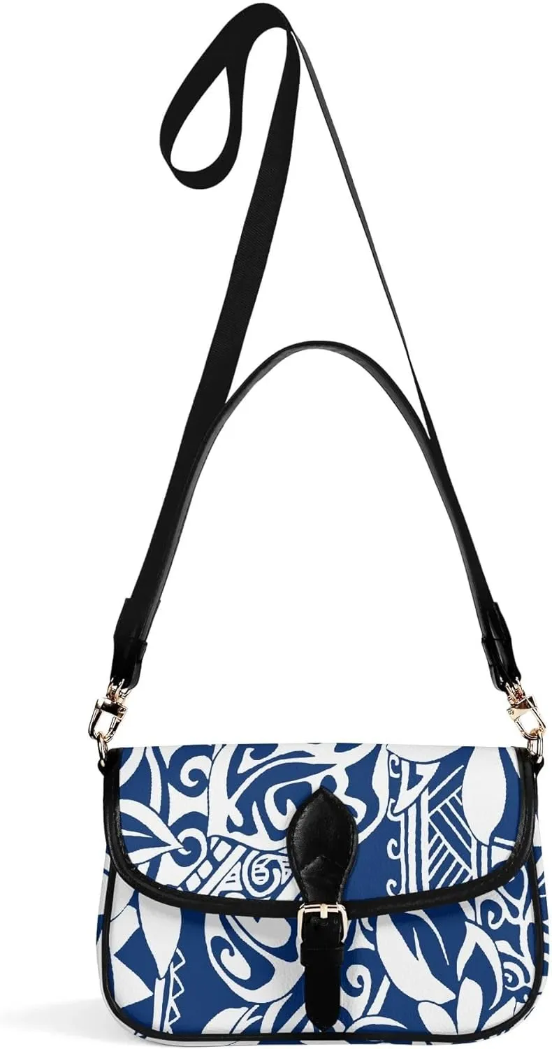 Polynesian Retro Art Women'S Crossbody Bag Portable Stylish Women'S Bag Samoan Print Custom Crossbody Bag Pattern