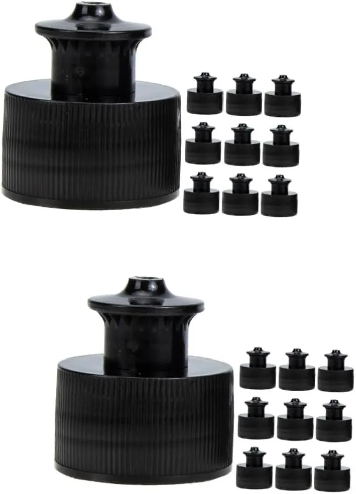 POPETPOP Push Pull Replacement Bottle Caps Flask Covers Assorted Bottle Replacement Top Sports Water Bottle Push