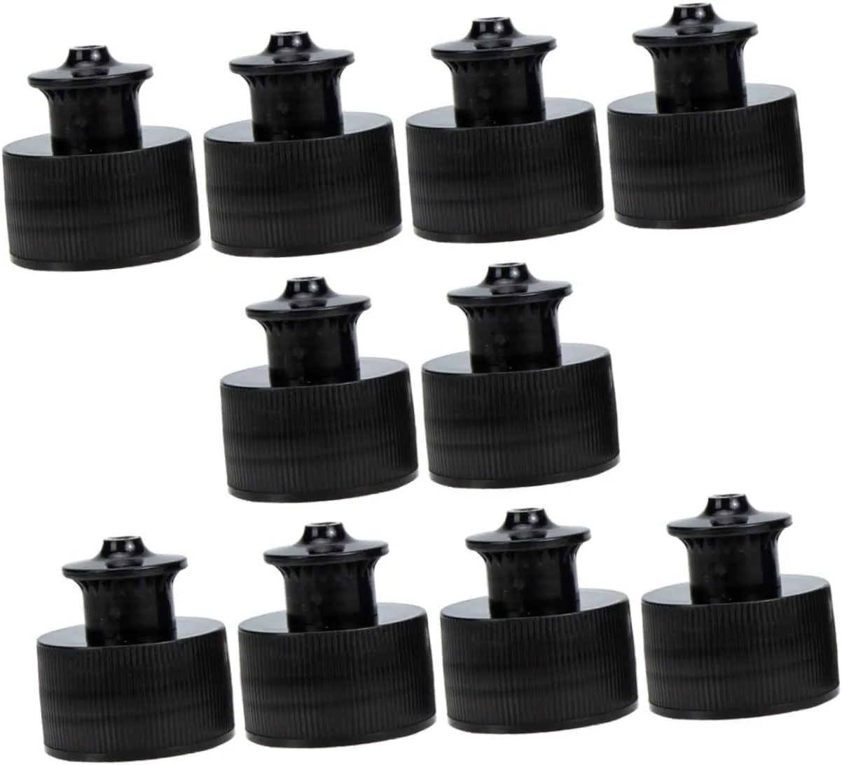 POPETPOP Push Pull Replacement Bottle Caps Flask Covers Assorted Bottle Replacement Top Sports Water Bottle Push
