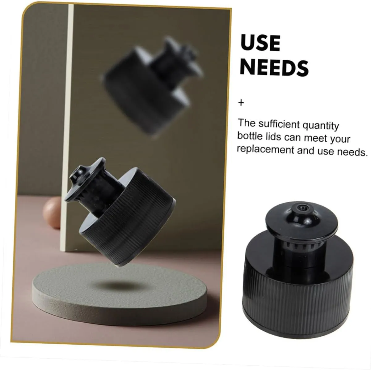 POPETPOP Push Pull Replacement Bottle Caps Flask Covers Assorted Bottle Replacement Top Sports Water Bottle Push