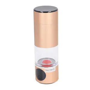 Portable Electrolytic Water Bottle, Hydrogen Water Bottle Generator with SPE Technology, Up to 5000ppb in Single Cycle, 230ml, PC