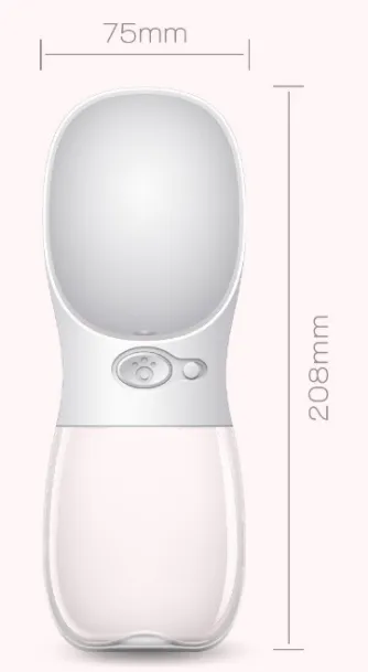 Portable Filtered Pet Water Bottle