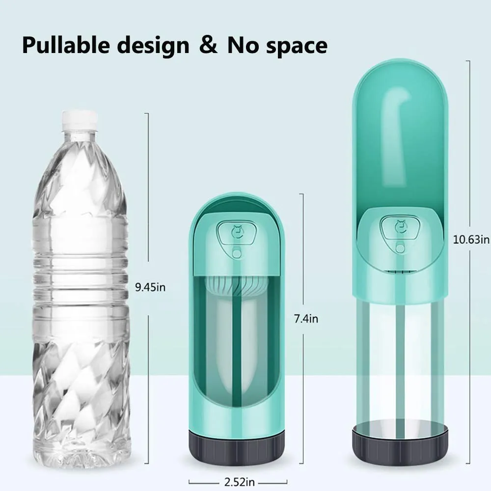 Portable Filtered Pet Water Bottle