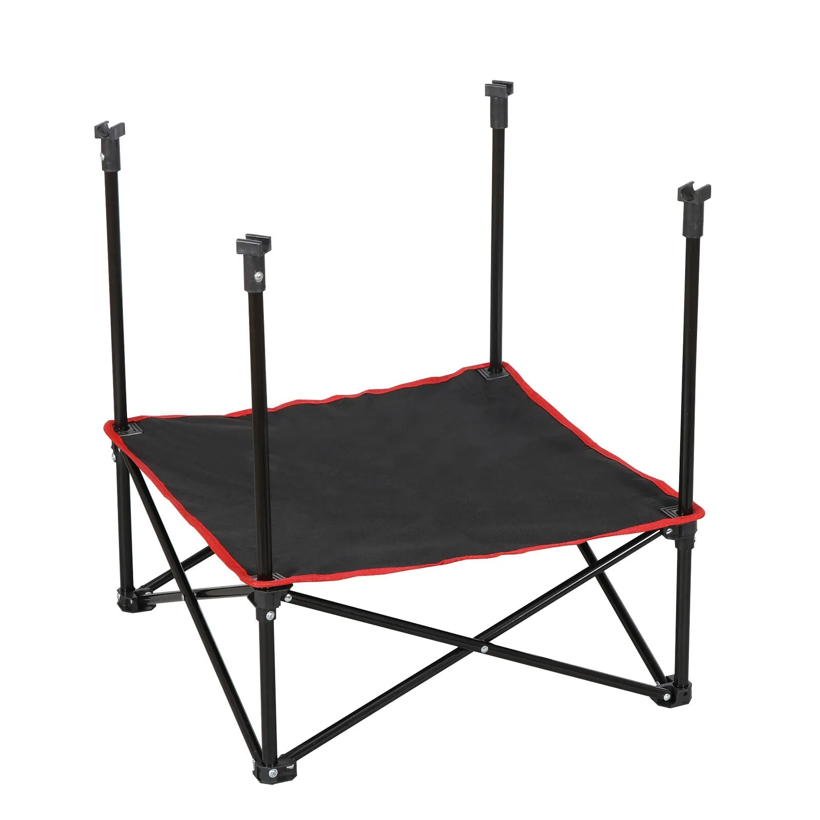 portable folding picnic table with cup holders and carry bag