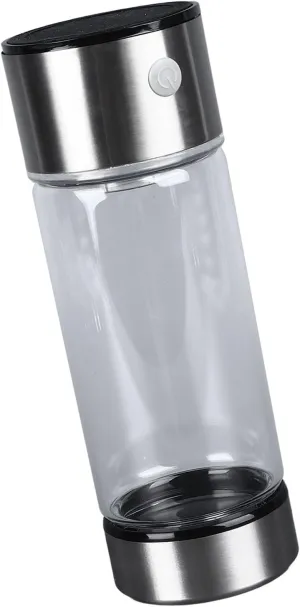 Portable Hydrogen Water Generator, High Borosilicate Glass, 1200ppb Hydrogen Ion Concentration, Suitable for Various Electrolyte Water, Easy, 420ml Capacity