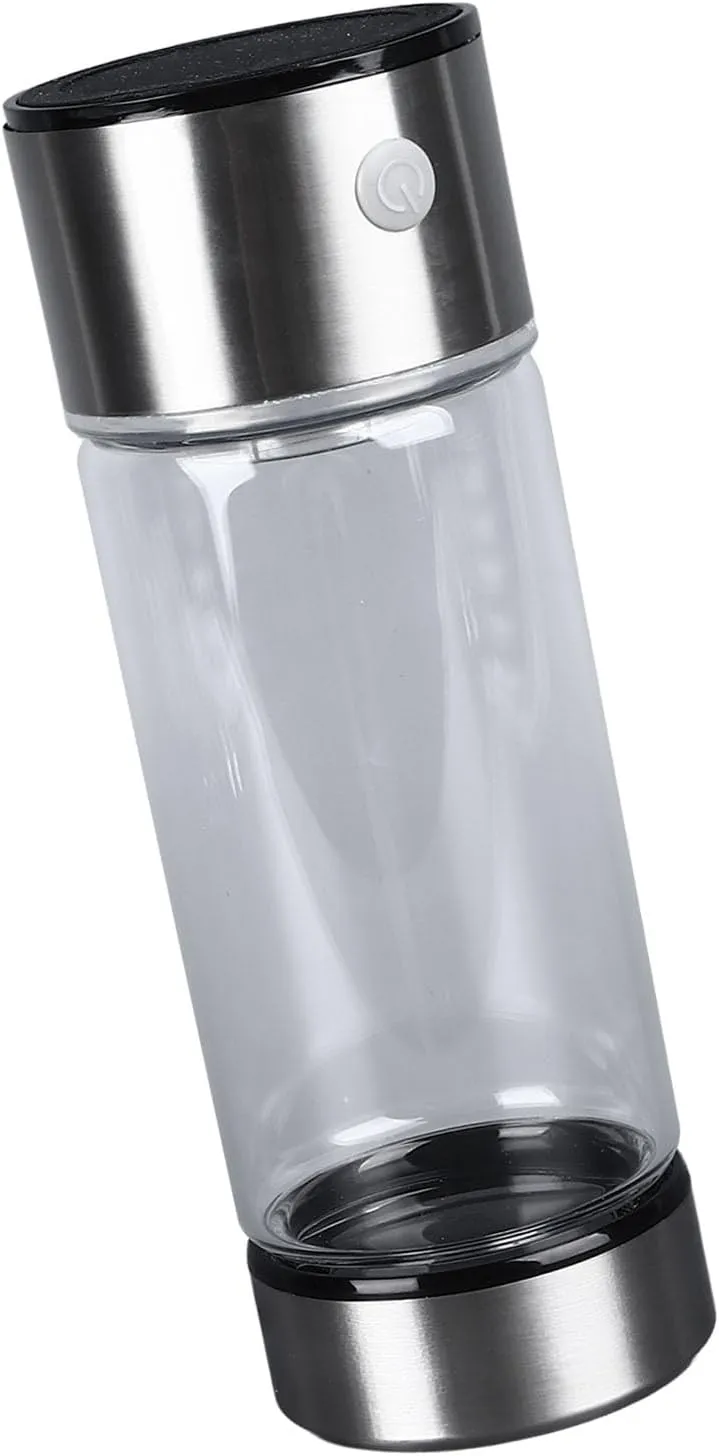 Portable Hydrogen Water Generator, High Borosilicate Glass, 1200ppb Hydrogen Ion Concentration, Suitable for Various Electrolyte Water, Easy, 420ml Capacity