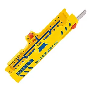 Precision Adjustable Multi-Purpose Fireproof Cable Stripper with Comfort Grip, 8-13 mm Diameter
