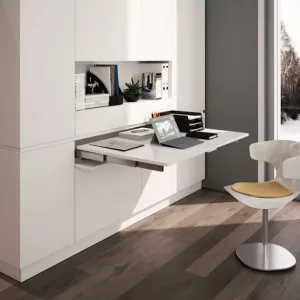 Pull-Out Peninsula Table from a drawer compartment – Space-Saving & Accessible Design