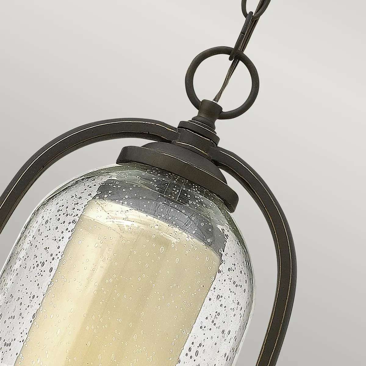 Quincy 1 Light Medium Chain Lantern | Oil Rubbed Bronze