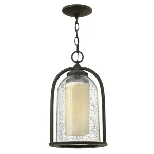 Quincy 1 Light Medium Chain Lantern | Oil Rubbed Bronze