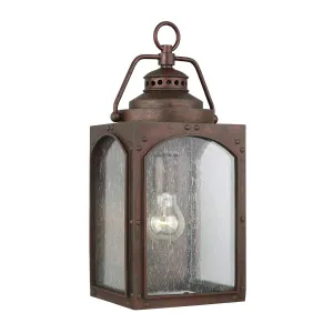 Randhurst 1 Light Medium Wall Lantern | Copper Oxide