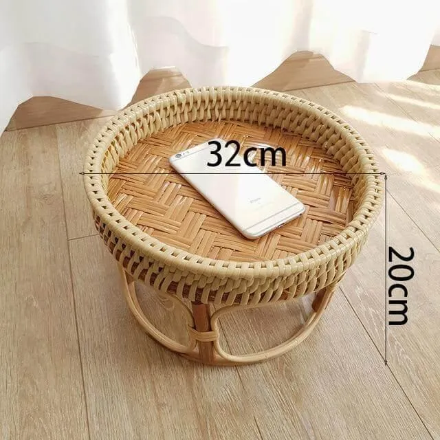 Rattan Picnic Tray - Versatile Outdoor Serving Table