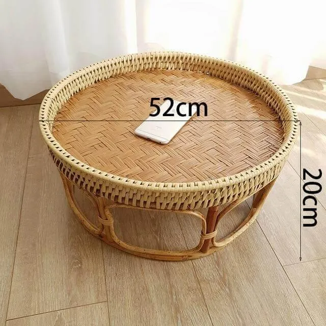 Rattan Picnic Tray - Versatile Outdoor Serving Table