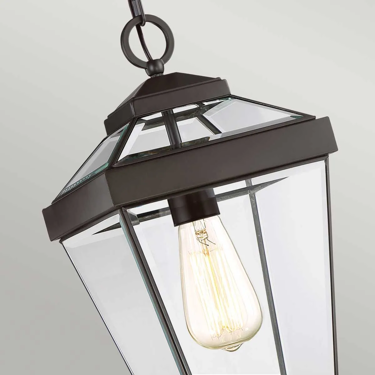 Ravine Medium Chain Lantern | Western Bronze